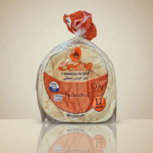 Pão Sírio MÉDIO, 650g (pacote com 12 unidades)