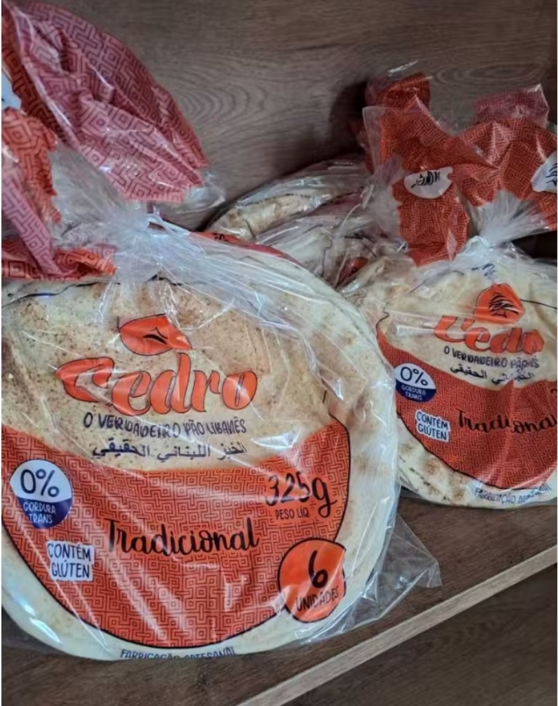 Pão Sírio MÉDIO, 325g (pacote com 6 unidades) - Image 4