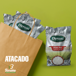 Atacado ARROZ BASMATI DERONI 4kg (6 UN)