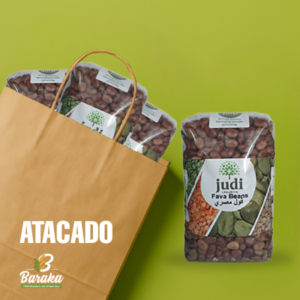 Atacado FAVA EGIPCIA  900g- JUDI  (12 UN)