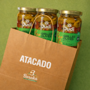 Azeitonas grelhadas da Judi Lebanon 640g ATACADO (12 Unidades)