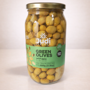 Azeitonas verdes inteiras 600g Judi Lebanon.